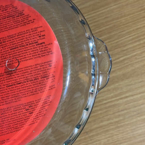 Pyrex Kitchen Pyrex 229 Clear Glass Deep Dish 95 Scalloped Fluted Edge Pie Plate Poshmark